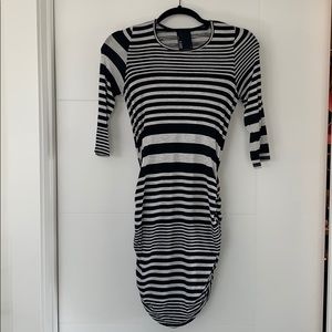 Dolan T-Shirt Ruched Dress Size S